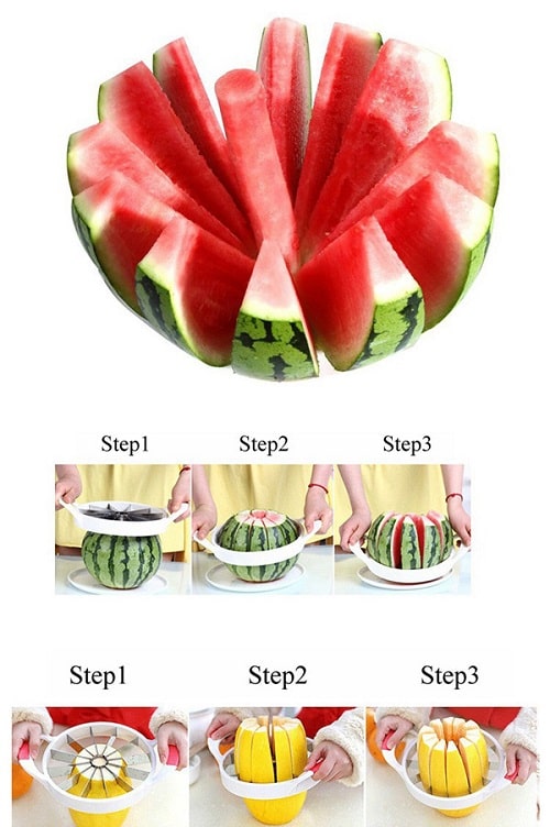 طرز استفاده از هندوانه قاچ کن