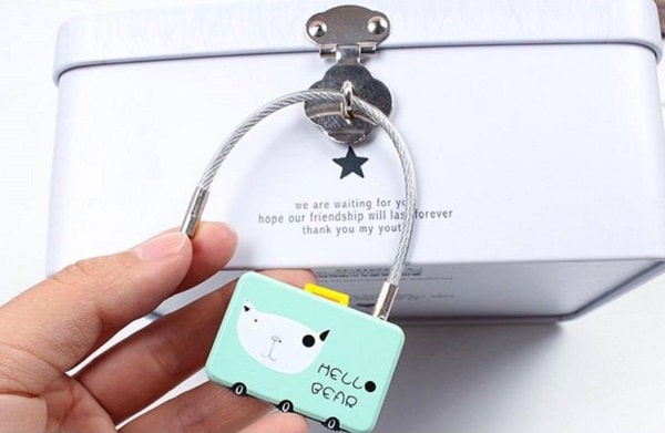 خرید قفل رمزدار کودک Happy برای لوازم و کیف مدرسه