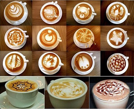 انواع شابلون طراحی قهوه
