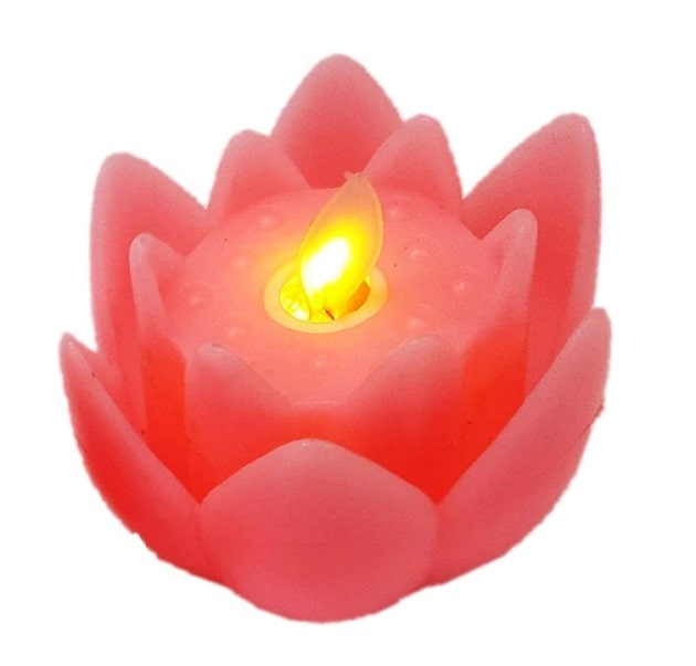 خرید شمع باتری خور مدل گل فوق العاده زیبا و شیک برای مراسمات + ارسال فوری