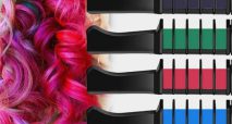 خرید گچ موی رنگی شانه ای tem در 6 رنگ زیبا + ارسال فوری