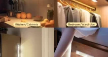 خرید چراغ کابینت با حسگر حرکت LED و کنترل از راه دور + ارسال فوری