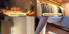 خرید چراغ کابینت با حسگر حرکت LED و کنترل از راه دور 