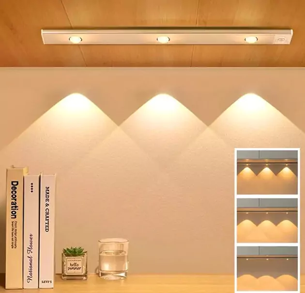 خرید چراغ کابینت با حسگر حرکت LED و کنترل از راه دور + ارسال فوری